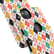 Colorful Diamond Pattern Google Pixel Phone Case - Tough Cases