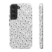 Cute Dog Pattern Samsung Galaxy Phone Case - Tough Cases for Pet Lovers