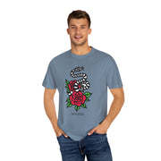 Devotree Snake & Roses Unisex Garment-Dyed T-Shirt
