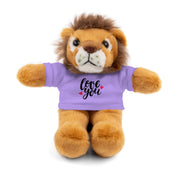 Cute Stuffed Animal with 'Love You' Tee - Perfect Gift for Kids and Beloved Ones