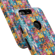 Colorful Cat Google Pixel Phone Case - Tough Cases for Pet Lovers