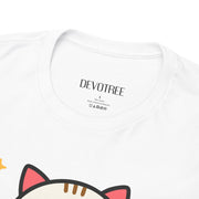 Cute Cat Printed Unisex Heavy Cotton Tee
