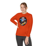 Youth Skateboarding Panda Long Sleeve Tee - Fun and Sporty Design for Active Kids