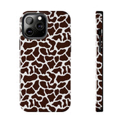 Giraffe Print Tough Phone Case - Stylish & Durable Protection for Animal Lovers