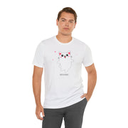Cute Cat Devotion Unisex Short Sleeve Tee - Fun & Playful T-Shirt for Cat Lovers