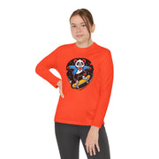 Youth Skateboarding Panda Long Sleeve Tee - Fun and Sporty Design for Active Kids