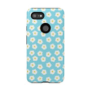 Daisy Floral Tough Phone Case - Durable Protection for Your Device