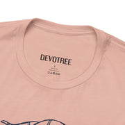 Serpent and Flower Graphic Unisex Tee - Nature-Inspired Design