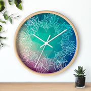 Mandala-Inspired Wall Clock - Boho Home Decor