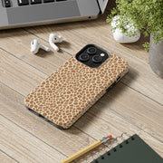 Giraffe Print Tough Phone Case for Animal Lovers