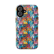 Playful Cat iPhone Case - Tough & Colorful Design