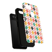 Colorful Diamond Pattern Google Pixel Phone Case - Tough Cases