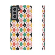 Colorful Hearts Samsung Galaxy Phone Case - Stylish Tough Cases for Everyday Protection