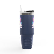 Cute Animal Insulated Travel Mug - 40oz with Straws and Handle