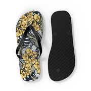 Tropical Floral Flip Flops | Summer Beach Sandals for Vacation