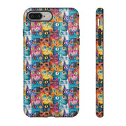 Playful Cat iPhone Case - Tough & Colorful Design