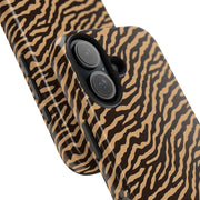 Wild Tiger Print Tough Phone Case – Durable Protection for Adventurers