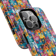 Playful Cat iPhone Case - Tough & Colorful Design