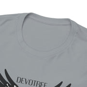 Devil's Wing Skull Unisex Heavy Cotton Tee - Edgy Graphic T-Shirt for Alternative Fashion