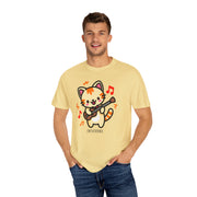 Cute Cat Guitar Unisex T-Shirt | Fun & Playful Design for Music Lovers