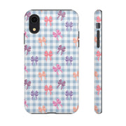 Cute Bow Pattern iPhone Case - Tough Cases for Girls & Women