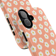 Floral Tough Phone Case with Daisy Design