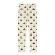 Buzzing Bee Kids Leggings - Cute Insect Print for Playful Comfort