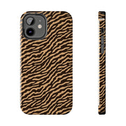 Wild Tiger Print Tough Phone Case – Durable Protection for Adventurers
