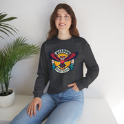 Owl Wisdom Unisex Crewneck Sweatshirt - Never Sleeps Design