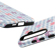 Cute Bow Pattern Tough Samsung Galaxy Phone Case - Stylish Protective Cover for Everyday Use