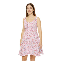 Ice Cream Treats Women's Skater Dress - Perfect for Summer Fun