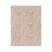 Elegant Floral Velveteen Microfiber Blanket - Luxurious Soft Throw for Cozy Evenings