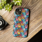 Playful Cat iPhone Case - Tough & Colorful Design