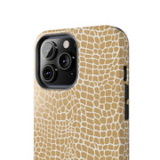 Stylish Tough Phone Case with Trendy Giraffe Pattern