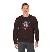 Viking Skull Crewneck Sweatshirt - Unisex Heavy Blend™