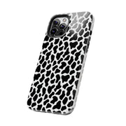 Stylish Cow Print Tough Phone Case - Durable Protection for Animal Lovers