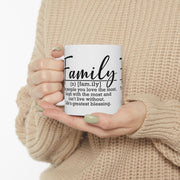 Family Definition Ceramic Mug - Gift for Loved Ones
