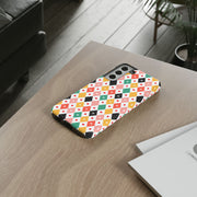 Colorful Hearts Samsung Galaxy Phone Case - Stylish Tough Cases for Everyday Protection