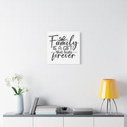 Family Is A Gift Canvas Wall Art - 12