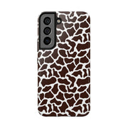 Giraffe Print Tough Phone Case - Stylish & Durable Protection for Animal Lovers