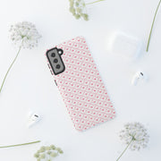 Stylish Samsung Galaxy Phone Case with Pink Ribbon Design