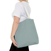 Chic Polka Dot Tote Bag - Aqua Blue Reusable Shopping Bag