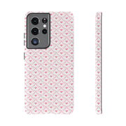 Stylish Samsung Galaxy Phone Case with Pink Ribbon Design