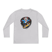 Youth Skateboarding Panda Long Sleeve Tee - Fun and Sporty Design for Active Kids