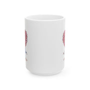 Whimsical Tree Hugger Ceramic Mug - 11oz & 15oz