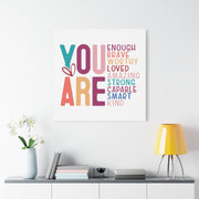 Inspirational Wall Art Canvas - 