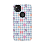 Bow-Patterned Google Pixel Phone Case - Stylish Protection for Your Device