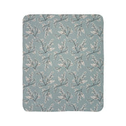 Cozy Floral Fleece Sherpa Blanket - Perfect for Home Comfort & Gift Giving