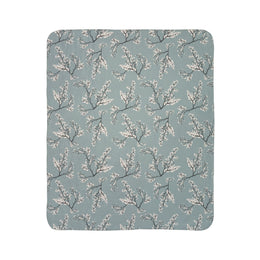 Cozy Floral Fleece Sherpa Blanket - Perfect for Home Comfort & Gift Giving