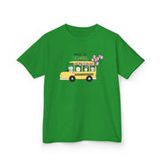 Back to School Kids Tee - Fun Green Cotton T-Shirt